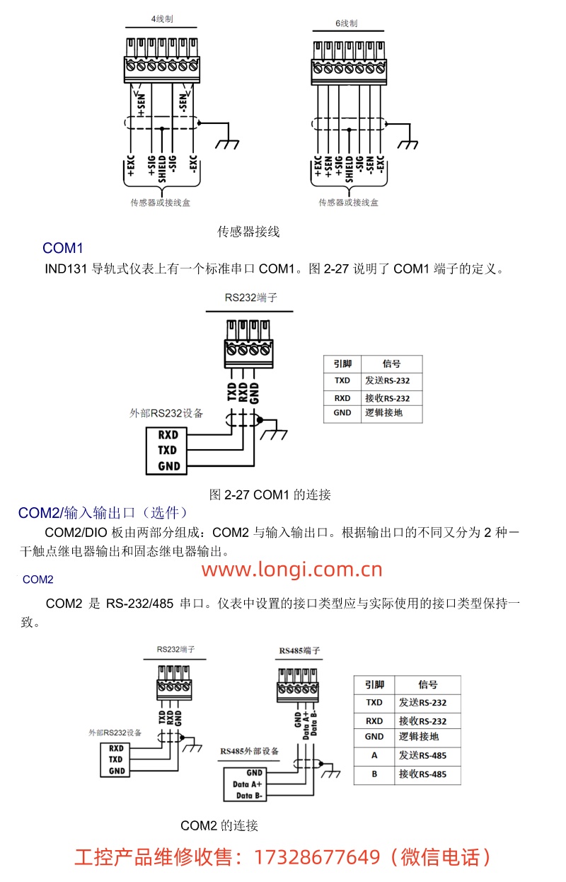 托利多稱重控制器IND131_IND331串口和傳感器配線.jpg